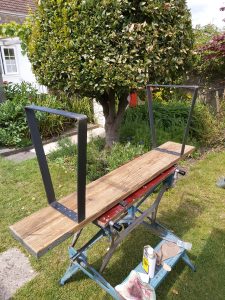 scaffolding board bench