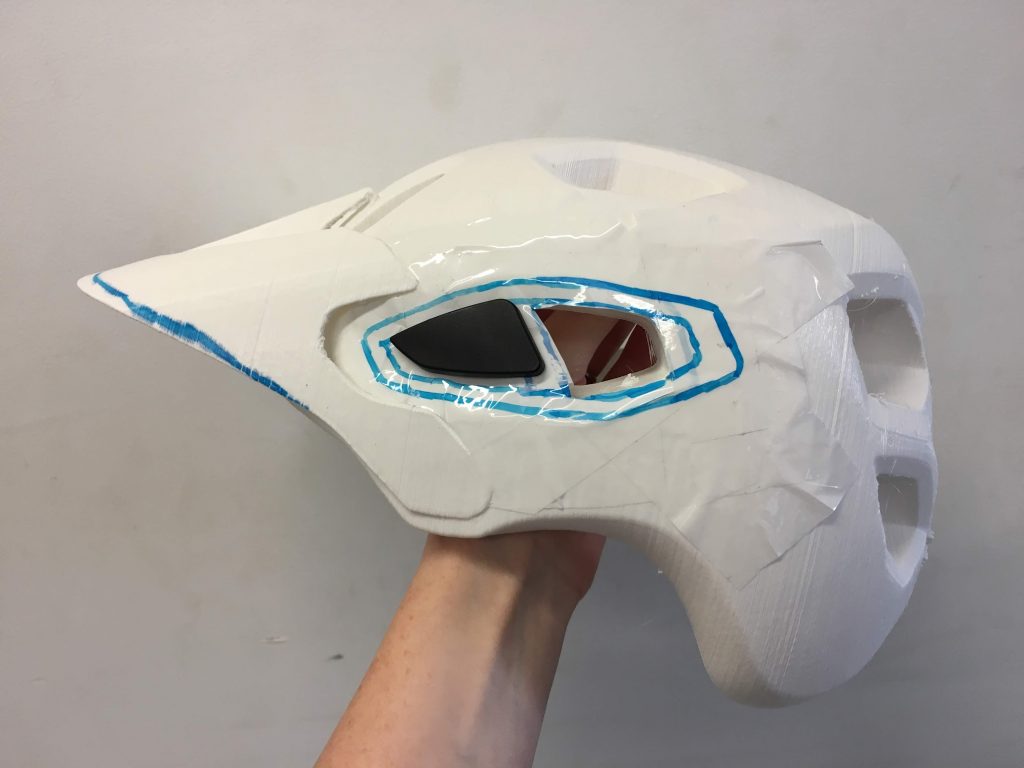 3D printed Helmet prototype design